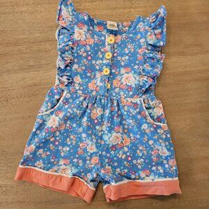 Girls Wildflowers clothing La La Land Addison Rebecca Romper size 2T